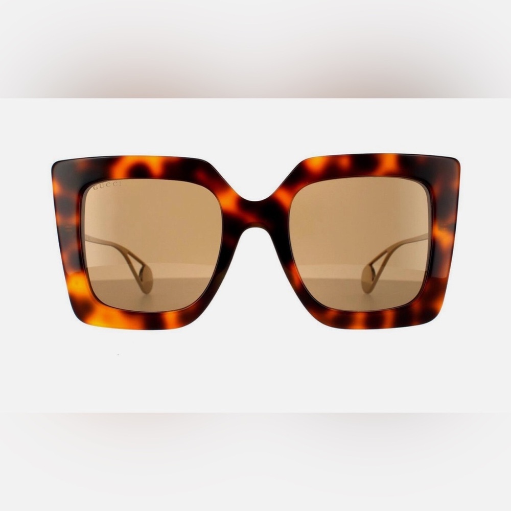 Gucci Tortoiseshell Square Sunglasses - image 1